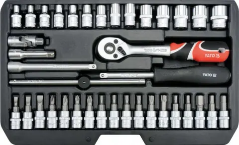 YATO ZESTAW NARZĘDZIOWY 1/4" 38 CZĘŚCI XS 14471