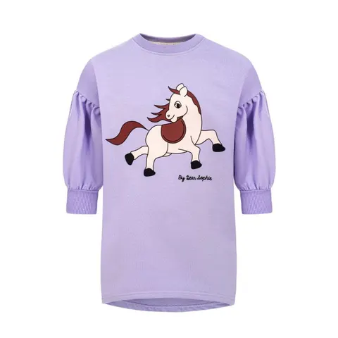 Tunika bufiasta KONIK FIOLET - HORSE VIOLET / PUFF TUNIC