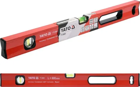 Poziomica magnetyczna 60cm 2 libele YATO YT-30061