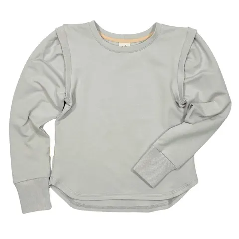 Bluzka 216-24 LONGSLEEVE BASIC "PUFF" / GRAY