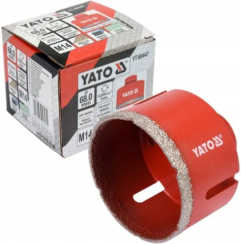 YATO WIERTŁO DIAMENTOWE DO GRESU 68MM M14 YT-60447