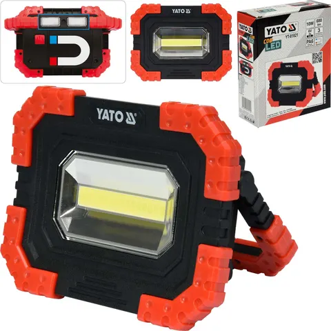 Naświetlacz LED na baterie 10W YATO YT-81821