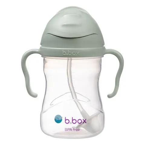 Butelka - Bidon / Kubek ZE SŁOMKĄ 240 ml SZAŁWIOWY | b.box