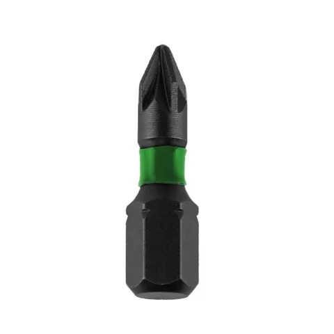 Końcówki wkrętakowe udarowe Pozidriv PZ2 x 25mm 10szt bity Dedra