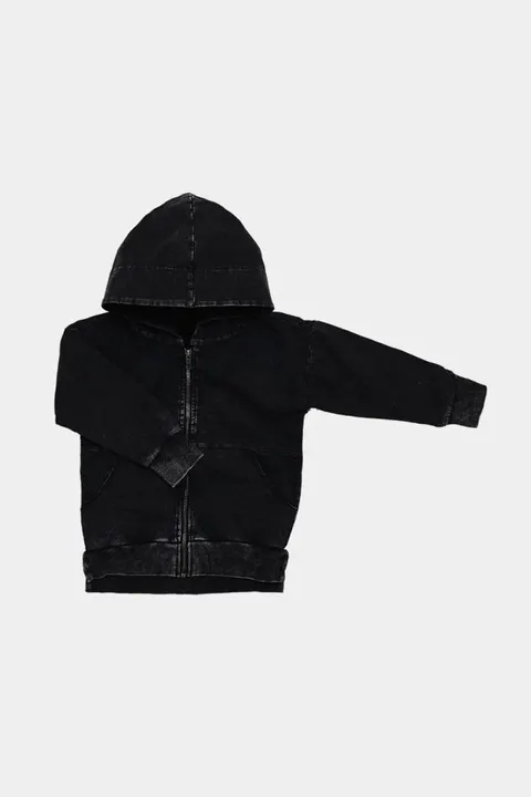 Bluza 123 ZIP ACID BLACK HOODIE