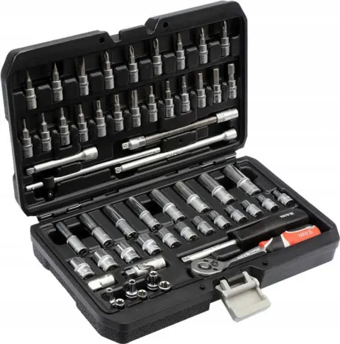 YATO ZESTAW NARZĘDZIOWY 1/4" 56 CZĘŚCI, YT-14501