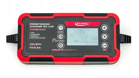 WELDMAN PROSTOWNIK CHARGE 90 LCD 12/24V, 104507 – DARMOWA WYSYŁKA
