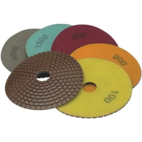 DEDRA DYSK POLERSKI 125MM GR.1500 DIAMENT PRACA NA SUCHO H12H1500