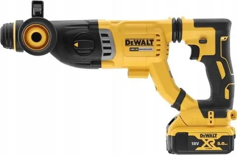 DEWALT DCH263P1 Młotowiertarka 18V XR SDS-Plus 3.0J, 28mm, silnik bezszczotkowy1 x 5.0Ah, ładowarka, kufer