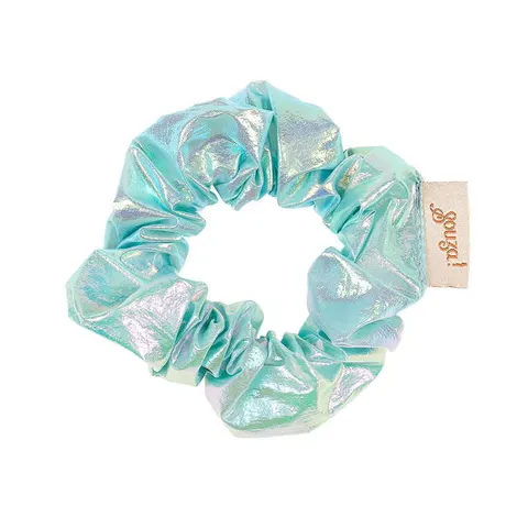 Gumka do włosów scrunchy niebieski metalik Elea | Souza! 107200