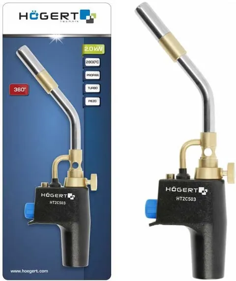 HOGERT PALNIK GAZOWY TURBO PROPAN, HT2C503 – DARMOWA WYSYŁKA