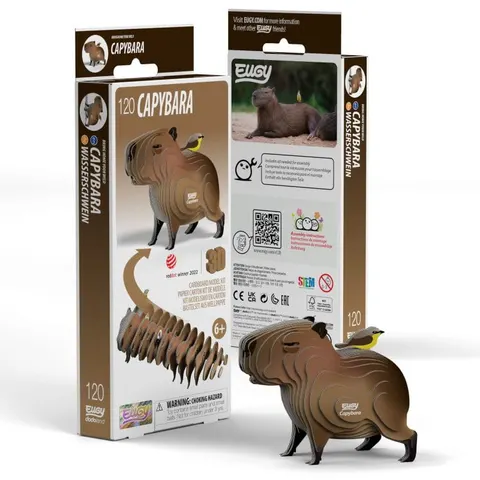 Eko Układanka 3D Kapibara Gryzoń 6 lat+ Eugy EG_120