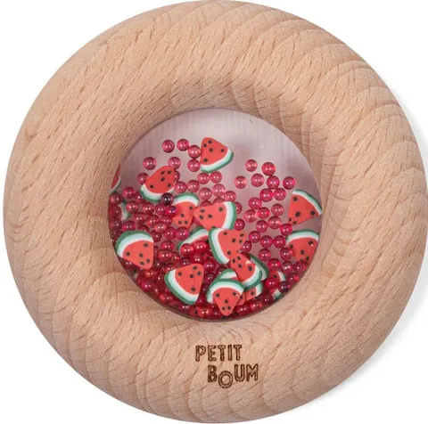 Grzechotka Sensoryczna Arbuz 6 m+ Petit Boum 85761