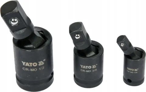 Zestaw przegubów udarowych 3 sztuki Yato YT-10643
