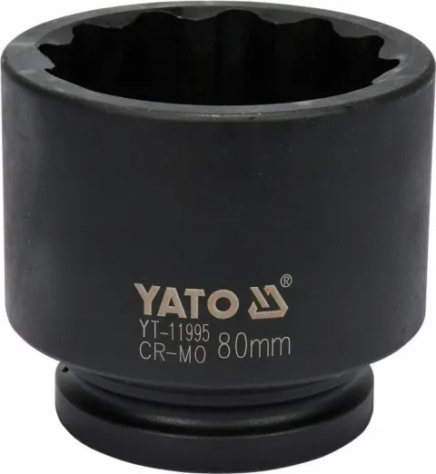 YATO NASADKA UDAROWA 1" 12-KĄTNA 80MM YT-11995
