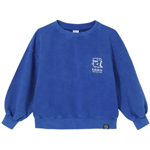 Bluza Sweatshirt BLUE WITH LOGO