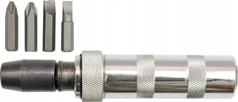 VOREL WKRĘTAK UDAROWY METALOWY + 4 KOŃCÓWKI 65120