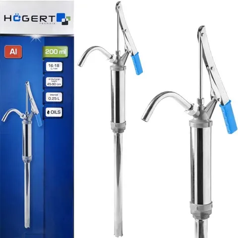 HOGERT POMPA RĘCZNA DO BECZKI 400CM3 HT8G940