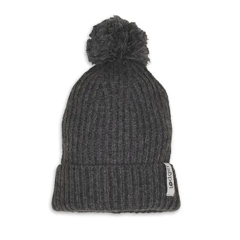 Czapeczka z wełny merino 100% grafitowa Pigeon | Lodger