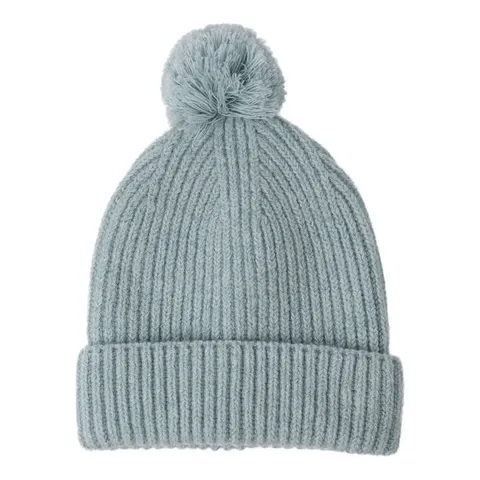 Czapeczka z wełny merino 100% miętowa Silk | Lodger