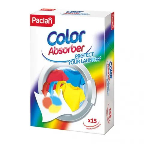 Paclan - color absorber chusteczki wyłapujące kolor 15szt