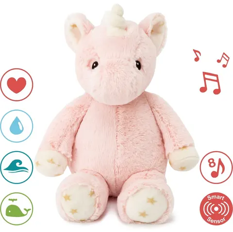 Szumiący jednorożec Ella z pozytywką 0 m+ Cloud b® LoveLight Buddies Ella Unicorn