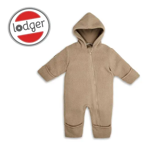 Kombinezon polarowy zimowy beżowy Teddy Fleece Beige 68 | Lodger
