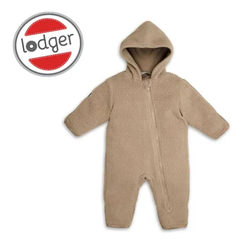 Kombinezon polarowy zimowy beżowy Teddy Fleece Beige 74 | Lodger