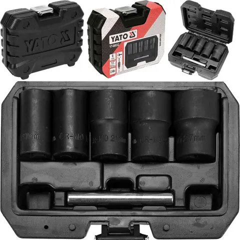 YATO ZESTAW WYKRĘTAKÓW DO ŚRUB 6SZT 1/2" 06032