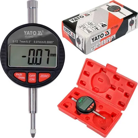 YATO CZUJNIK ZEGAROWY ELEKTRONICZNY 0-12,7MM YT-72453