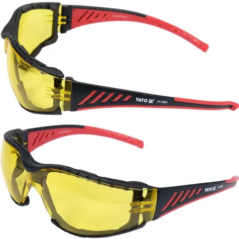 YATO OKULARY OCHRONNE KOMFORT+ ŻÓŁTE YT-73621