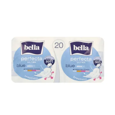 BELLA PODPASKI PERFECTA 10 SZT. 1+1 50% BLUE