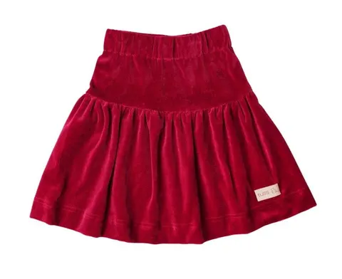 Spódniczka VELVET skirt RED czerwona