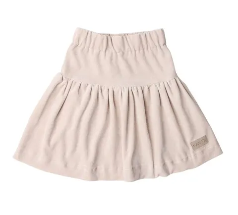 Spódniczka VELVET skirt BEIGE beżowa