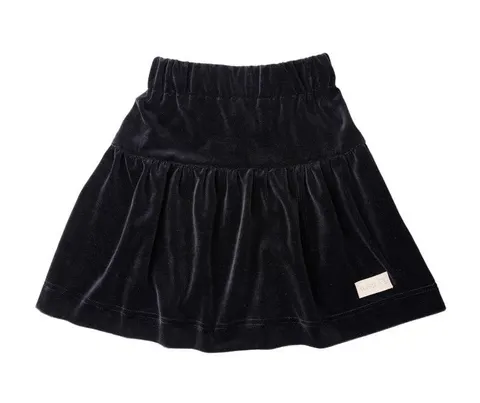 Spódniczka VELVET skirt BLACK czarna