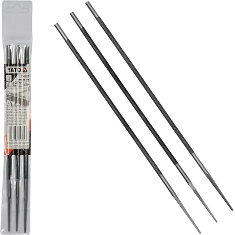 YATO PILNIK OKRĄGŁY DO ŁAŃCUCHÓW 4.8MM 3SZT YT-85027