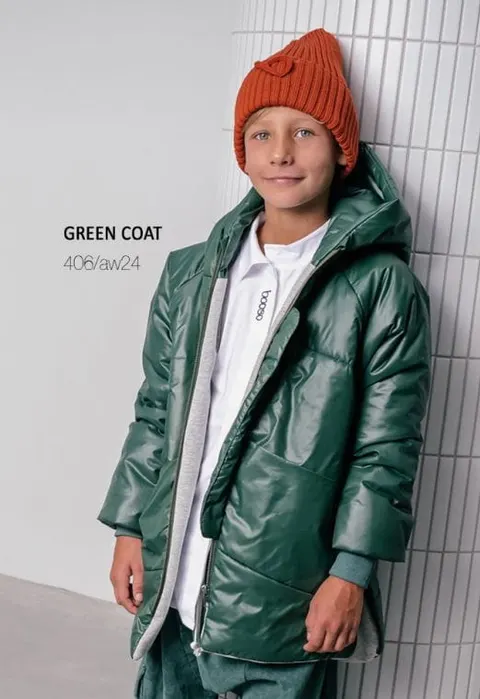 Kurtka ocieplana 406 GREEN COAT