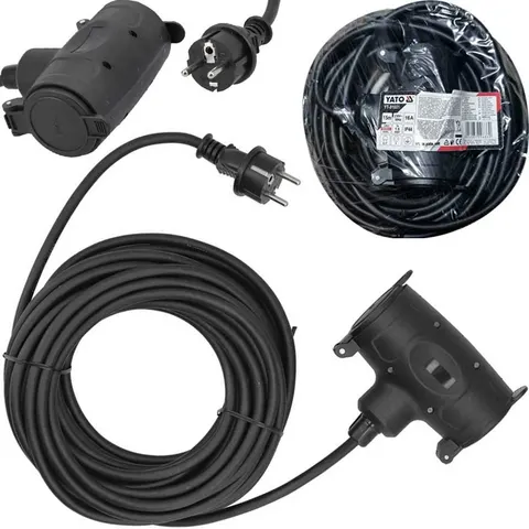 YATO PRZEDŁUŻACZ BUDOWLANY 2G TYP "F" 15M YT-81031