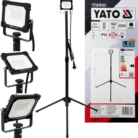 YATO REFLEKTOR SMD LED ZE STOJ. 20W 1900LM YT-818141