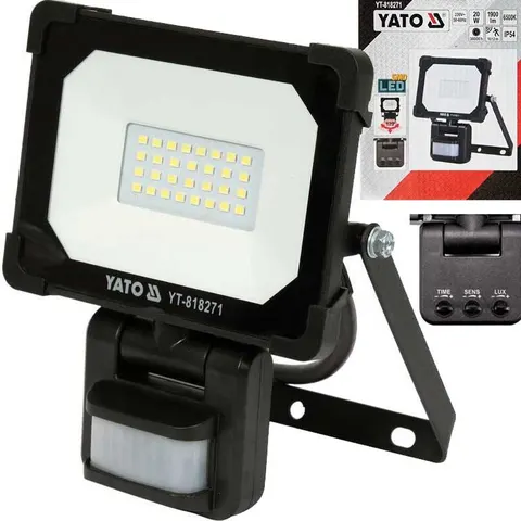 YATO REFLEKTOR SMD LED 20W 1900LM Z CZ.RUCHU YT-818271