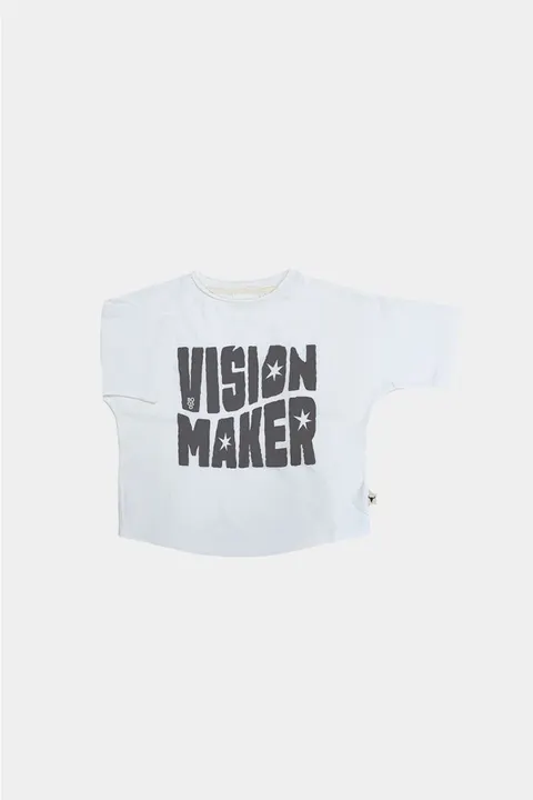 Koszulka 008 TEE WHITE VISION ecru / GRAPHITE VISION MAKER