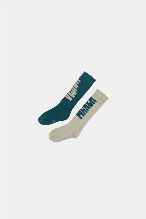 Skarpetki 507 VISION MAKER LONG SOCKS green/beige