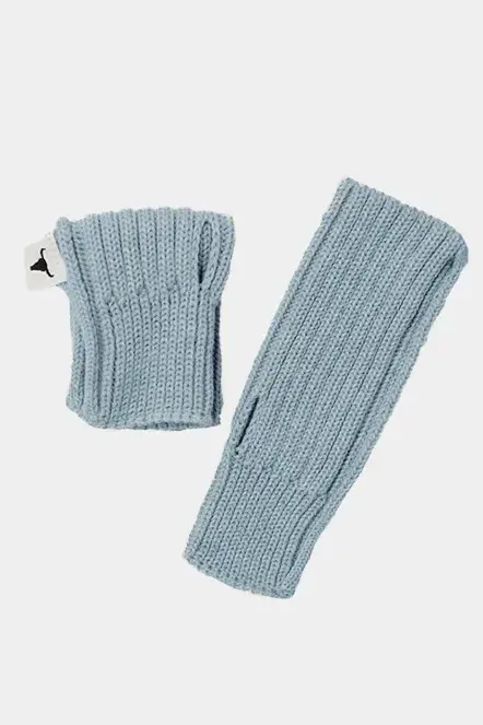 Rękawiczki 626 MITEN light blue MERINO booso