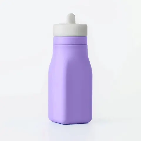 OmieBottle silikonowa butelka bidon dla dzieci LILAC | OMIE