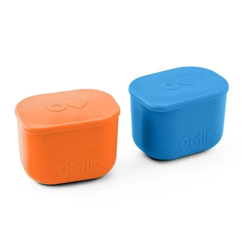 OMIEBOX UP DIP dwa szczelne pojemniczki Blue Orange | OMIE