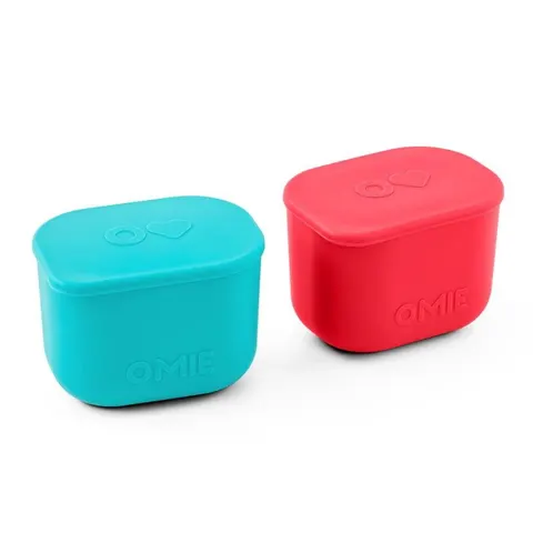 OMIEBOX UP DIP dwa szczelne pojemniczki Pink Teal | OMIE