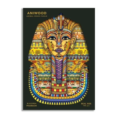 Drewniane Puzzle Premium 8 lat+ Faraon M 150 el. Aniwood JCAW6122M