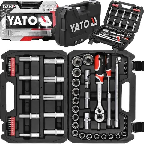 YATO ZESTAW NARZĘDZIOWY 60SZT 1/2" YT-12660