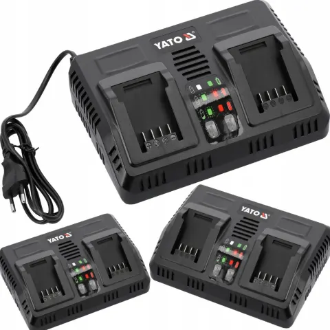 Yato Ładowarka Podwójna 18V 2,4A YT-828499
