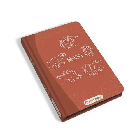 Tablet do rysowania CZERWONY dinozaury 5 lat+ KIDYWOLF KIDYDRAW-MINI-DIN